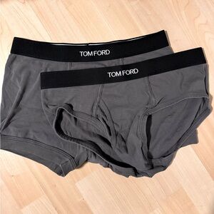 Tom Ford Gray Brief and Boxer-Brief Size Medium (2 pieces)
